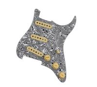 Professional Guitar Pickguard Pickup Suitable For Beginners The SSS Ainico 5 Single Coil Guitar Features A Pickguard And 7 Position Pickup(Zb)