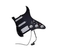 Professional Guitar Pickguard Pickup The Pickguard Pickup Alnico V Humbucker Guitar Includes A Wiring Harness And 18 Different Tones(Bk)
