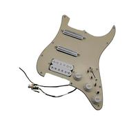 Professional Guitar Pickguard Pickup The Pickguard Pickup Alnico V Humbucker Guitar Includes A Wiring Harness And 18 Different Tones(Yellow)
