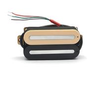 Professional Guitar Pickups Dual Track Ceramic Pickup Electric Acoustic Guitar B16K Single Coil Converter Bk(Zebra Bridge)