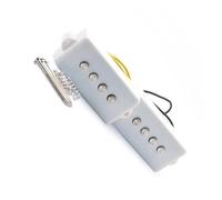 Professional Guitar Pickups Open Back Four String Bass Acoustic Guitar Pickups For Instrument Accessories Bk/white(White)