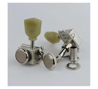 Professional guitar tuning pegs 1 SET Tuning Pegs Deluxe Vintage Style Guitar Machine Heads Locking String Tuners For Guitar Chrome/Nickel(Nickel)