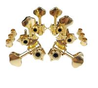 Professional guitar tuning pegs 3R 3L Vintage Gold Golden Open Guitar Tuners Machine Head Parts 19:1 Gear Ratio