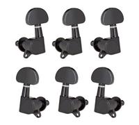Professional guitar tuning pegs 6pcs Closed Guitar Tuning Pegs String Tuners Machine Heads Knobs Tuning Keys For Folk Acoustic/Electric Guitar(Black)