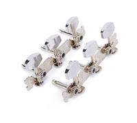 Professional guitar tuning pegs 6Pcs Guitar String Tuning Pegs Tuners Acoustic/Folk Guitar Machine Heads Chrome Part 3R+3L Guitar Replacement Parts(A)