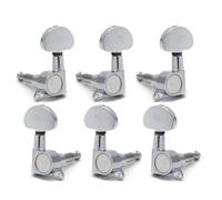 Professional guitar tuning pegs Gold Semi-circular Handle Tuning Machine For Electric Guitar Acoustic Guitar String Adjustment Tuning Machine(Silver)