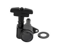Professional Guitar Tuning Pegs R18K 18:1 Full Sealed Locking Machine Head Tuner Tuning Peg Key For Acoustic Electric Guitar(1 Pc R Black)