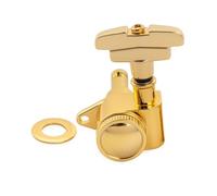 Professional Guitar Tuning Pegs R18K 18:1 Full Sealed Locking Machine Head Tuner Tuning Peg Key For Acoustic Electric Guitar(1 Pc L Gold)