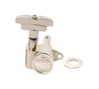 Professional Guitar Tuning Pegs R18K 18:1 Full Sealed Locking Machine Head Tuner Tuning Peg Key For Acoustic Electric Guitar(1 Pc R Nickel)