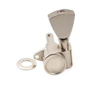 Professional Guitar Tuning Pegs R18K 18:1 Ratio Full Sealed Locking Machine Head Tuner Tuning Peg Key Electric Guitar(1 Pc L Nickel)