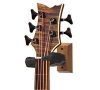 Professional Guitar Wall Mount with Auto Locking System, Wooden Instrument Display Rack, Safety Lock Hook, Ideal for Home Studio and Living Room