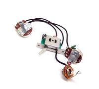 Professional Guitar Wiring Harness Electric Guitar Wiring Harness Kit Contains 5 Position Toggle 1 Volume 1 Tone 500K Resistor Potentiometer