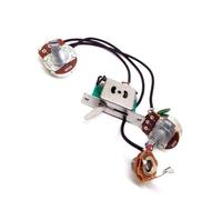 Professional Guitar Wiring Harness Electric Guitar Wiring Harness Pre wired Kit 1 Set of 5 Position Toggle Switches 1 Volume 1 Tone 500K Resistor