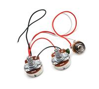 Professional Guitar Wiring Harness Pre wired Wire Harness Bass Guitar Accessories PB 250K Big Potentiometer 1 Set 1V1T Lightweight and Practical