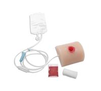 Professional Gunshot Wound (GSW) Task Trainer - Realistic Silicone Wound Packing Model for Hemorrhage Control, Stop The Bleed & TCCC Training, Medical Simulation Kit for First Responders & EMS