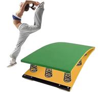 Professional Gymnastics Springboard for Vault Training, Heavy-Duty Curved Design with Steel Spring and Anti-Skid Jump Pad for Enhanced Safety and Durability