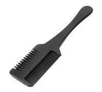 Professional Hair Barber Straight Vane/Wing Barber Straight Vane/Wing Comb with Ergonomic Non-Slip Handle - Portable 2-in-1 Hair Thinning and Styling Tool with Replaceable Blades, Ideal for