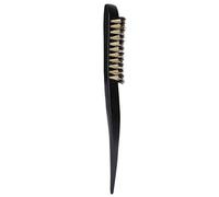 Professional Hair Brush Comb Barber Salon Comb Hairdressing Styling Tools Wooden Comfortable Handle For Styling And Fluffy Hair Made Of Bristles And Pear Wood Size 25x1.8cm