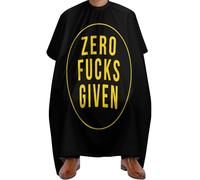 Professional Hair Cape, Zero Fcks Given, Haircut Apron Gown Unisex Barber Cape for Salons Men Women