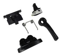 Professional Hair Clipper Accessories Repairing Parts, Adjusting Lever, Latch Plate, Switch Button, Spring Tension, Cam Follower Compatible with Wahl Magic Clip 8148 8591 8504 1919 (Black)