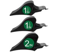Professional Hair Clipper Combs Guides, Hair Clipper Guards 1 & 1/4" 1 & 1/2" 2", Mega NO.16 NO.12 NO.10 fits for Most Wahl Clippers(Black)