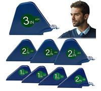 Professional Hair Clipper Combs Guides, Hair Clipper Guards 1.25” 1.5” 1.75” 2” 2.25” 2.5” 2.75” 3”, Mega NO.24 NO.22 NO.20 NO.18 NO.16 NO.14 NO.12 NO.10 fits for Most Wahl Clippers (Blue)