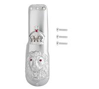 Professional Hair Clipper Cover, WAHL Hair Clipper Shell, Protective Casing for Hair Cutter Trimmer with Zinc Alloy Material, Exquisite Pattern Design for WAHL 8571/8148/8591 Model (Lion Head Silver)