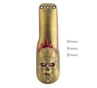 Professional Hair Clipper Cover, WAHL Hair Clipper Shell, Protective Casing for Hair Cutter Trimmer with Zinc Alloy Material, Exquisite Pattern Design for WAHL 8571/8148/8591 Model (Skull Gold)