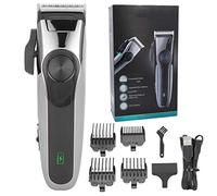 Professional Hair Clipper Electric Hair Trimmer Adjustable Hair Cutting Machine with 4 Limit Combs for Men Women Home Use Rechargeable Styling Tool ABS Material 2000mAh Battery