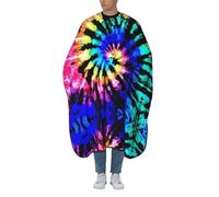 Professional Hair Cutting Cape Barber Cape With Adjustable Neckline Large Size Exotic Tribe Tie Dye Style Print Salon Barber Cape For Men, Women And Kids