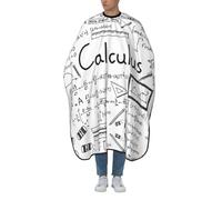 Professional Hair Cutting Cape Barber Cape With Adjustable Neckline Large Size Math Geometry Geek Calculus Print Salon Barber Cape For Men, Women And Kids