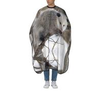 Professional Hair Cutting Cape Barber Cape With Adjustable Neckline Large Size Opossum In Snow Print Salon Barber Cape For Men, Women And Kids