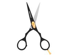 Professional Hair Cutting Scissors 5.5 inch Extremely Very Sharp Right-Hand Razor Edge Barber Scissors for Men and Women, Hair Cutting Shears Made of 420c Stainless Steel (Black/Gold)