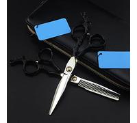 Professional Hair Cutting Shears, 6 Inch Japan 440C Black Dragon Handle Hair Cutting Scissors Barber Thinning Shears Haircut Scissor Hairdressing Scissors