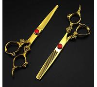 Professional Hair Cutting Shears, Professional den 6.0 inch 9CR Steel Hair Scissors Set Hair Cutting thinning Scissors Set Barber Shears Hairdressing Scissors