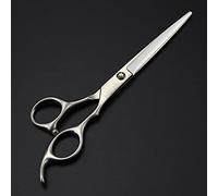 Professional Hair Cutting Shears, Professional Japan 440c 6.5 inch Matte Scissor Hair Scissors Haircut thinning Barber Cutting Shears Hairdressing Scissors Set (Color : Set with Bag) (Cutting)