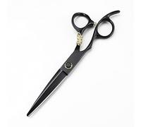 Professional Hair Cutting Shears, Professional Japan 440c 6 inch Left Handed Bearing Tiger Handle Hair Scissors Haircut thinning Barber Cutting Shears Hairdressing Scissors (Color : Set) (Set with Ba