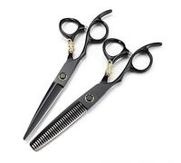 Professional Hair Cutting Shears, Professional Japan 440c 6 inch Left Handed Bearing Tiger Handle Hair Scissors Haircut thinning Barber Cutting Shears Hairdressing Scissors (Color : Set) (Set)