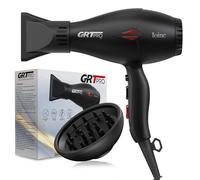 Professional Hair Dryer 2400W Ionic Hairdryer AC Motor 40 Million Negative Ions with 1 Diffuser & 1 Nozzle Accessories, Overheating Protection 2 Speeds 3 Heat Settings for Women Men Home Salon