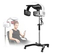 Professional Hair Dryer Rotating Hair Processor w/Wheels, Salon Hairdressing Heater w/Temperature and Time, LCD Screen and Intelligent Voice Prompts, Hair Dryer for Salonshop Home Use 220V