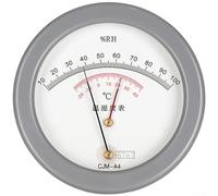 Professional Hair Hygrometer And Thermometer Dual Display Analog Temperature Humidity Gauge For Home Lab Office Wall Or Table Mount Beige Color No For Battery Required Accurate Reading Device