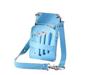 Professional Hair Scissor Holster Pouch Stylist Tools Waist...(Blue)