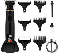 Professional Hair Trimmer, Beard Trimmer, Men's Barber Razor, Electric Hair Trimmer, Beard Trimmer, LED Display, Cordless Precision Contours Hair Trimmer for Hairdressers