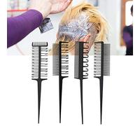 Professional Hairdresser Comb Set with Ergonomic Non-Slip Handle, Carbon Fiber High Temperature Resistant, Ideal for Hair Coloring, Dying, Highlight & Styling