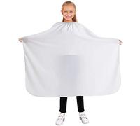 Professional hairdressing cape for Kids Children Perfect apron for the hair salon Beauty salon and home use, White [111]