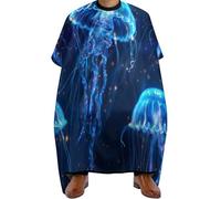 Professional Hairdressing Cape, Jellyfish Underwater World Magic, Salon Gowns Professional Salon Cape for Coloring Hairdresser Men