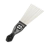 Professional Hairdressing Fork Comb for Men | Anti- Steel & Reinforced Teeth Styling Tool | & Anti-Slip Handle for Hair Dying, Straightening, Curling (M1707-1 Steel Needle Comb K1)