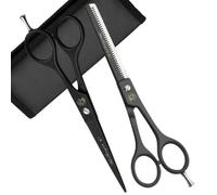 Professional Hairdressing Scissors Barber Salon Hair Cutting Sharp Razor Shear (6" Hair Scissors + Thinning Scissors)