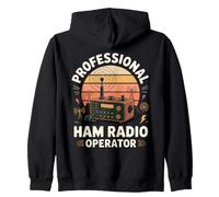 Professional Ham Radio Operator Electronics Radio Zip Hoodie
