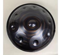 Professional Hand Steel Drum, Handpan Drum Instrument in D Minor, 432 Hz Steel Hand Drum with Handpan Stand, Handpan Case, Meditation Percussion Instrument,10 Notes